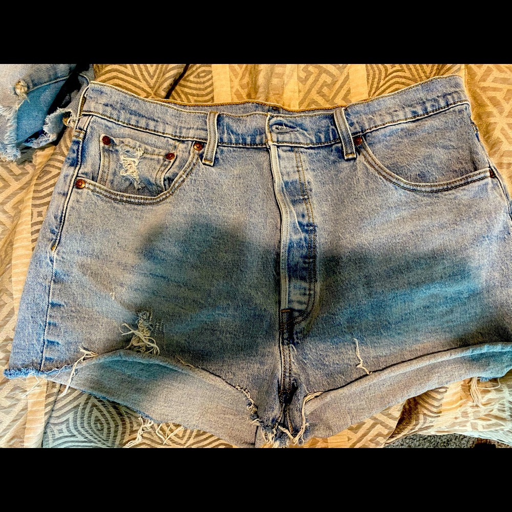 Levi denim shorts